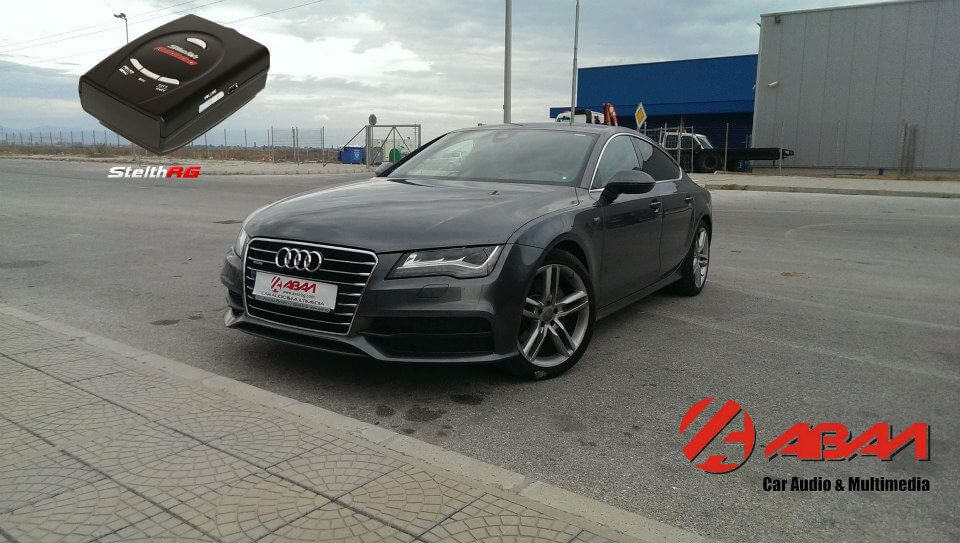 Радарен детектор Stelth RG300 беше инсталиран в Audi A7