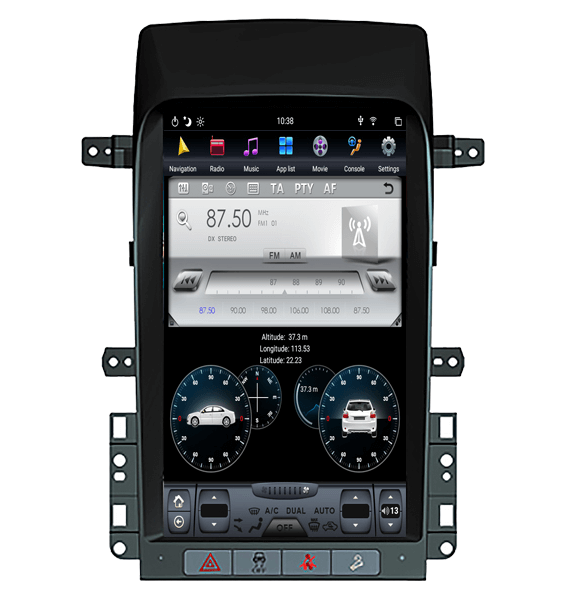 Tesla Style мултимедия с Android 14 за Chevrolet Captiva 2006-2012