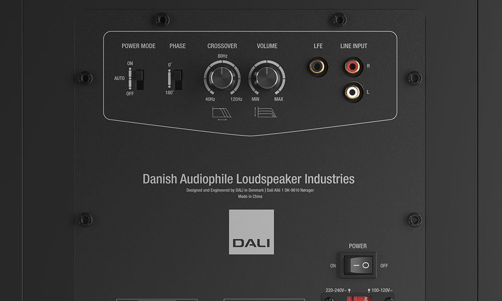 Активен субуфер Dali SUB E-12F Black Satin image 2