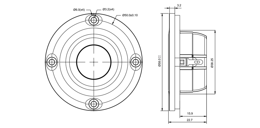 Високочестотен говорител SB ACOUSTICS SB21RDCN-C000-4 image 2