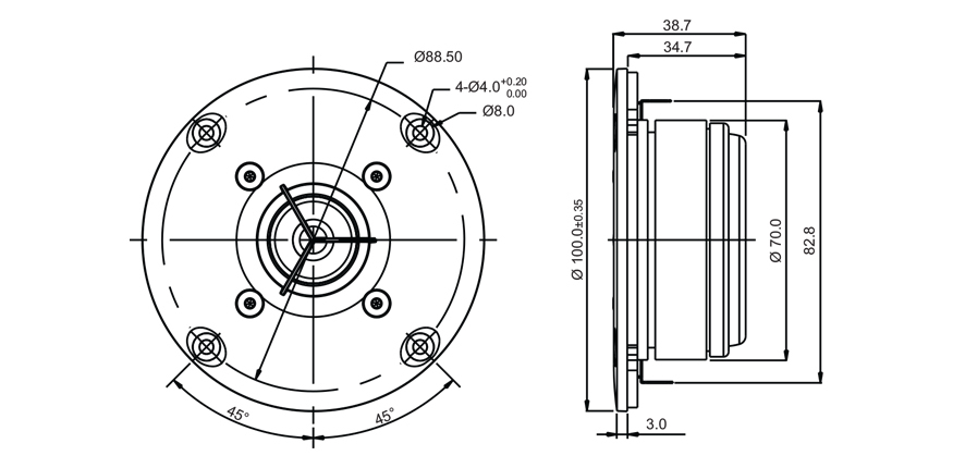 Високочестотен говорител SB ACOUSTICS SB26CDC-COOO-4 image 2