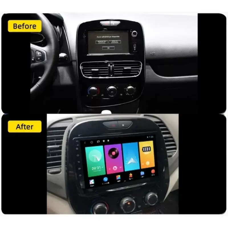 Мултимедия с Android 16 за Renault Captur, Clio 2011-2019 image 2