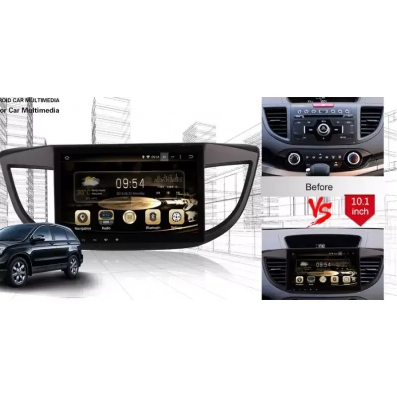 Мултимедия с Android 16 за Honda CR-V 2012-2016 image 3