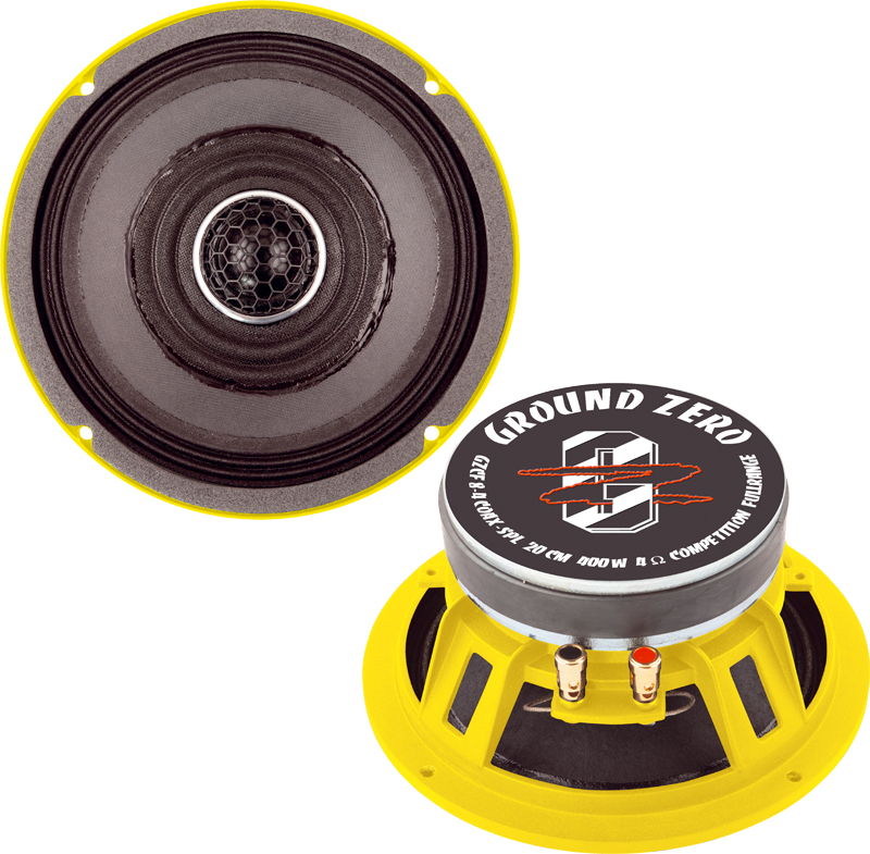SPL говорители Ground Zero GZCF 8-4Coax, 20 см, 200W RMS