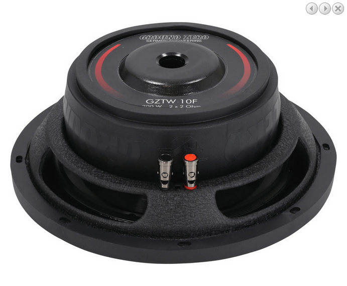 Субуфер Ground Zero GZTW 10F, 25 см, 300W RMS image 3