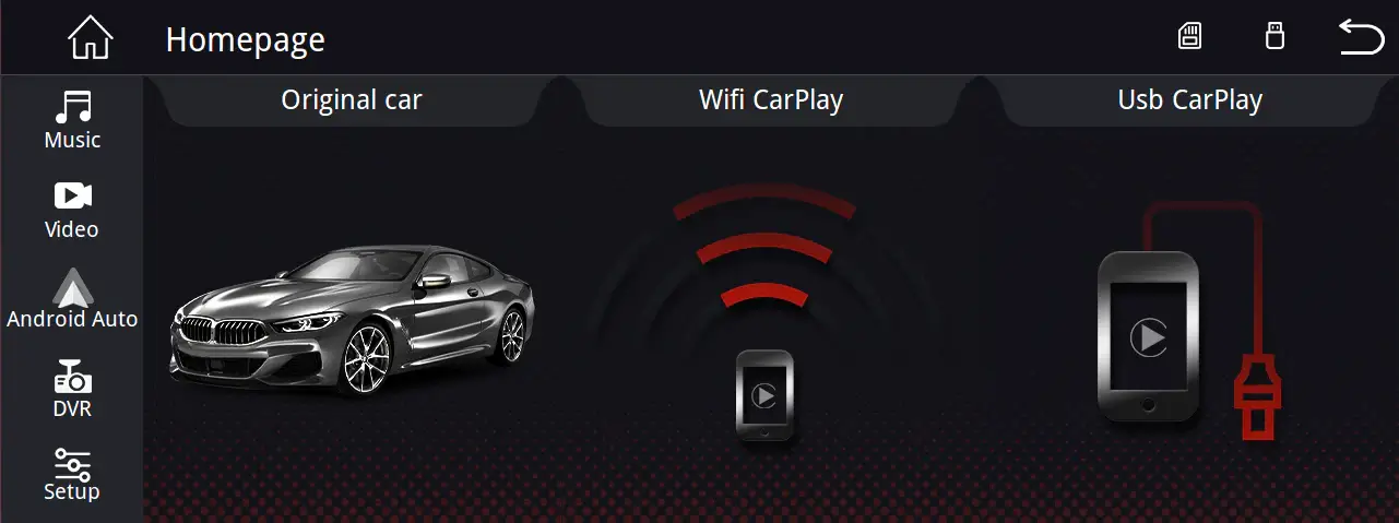 8.8" дисплей за BMW E60 и E90 CCC с безжичен CarPlay image 6