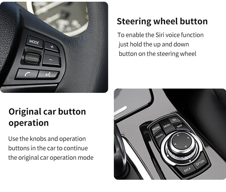 8.8" дисплей за BMW E60 и E90 CCC с безжичен CarPlay image 4