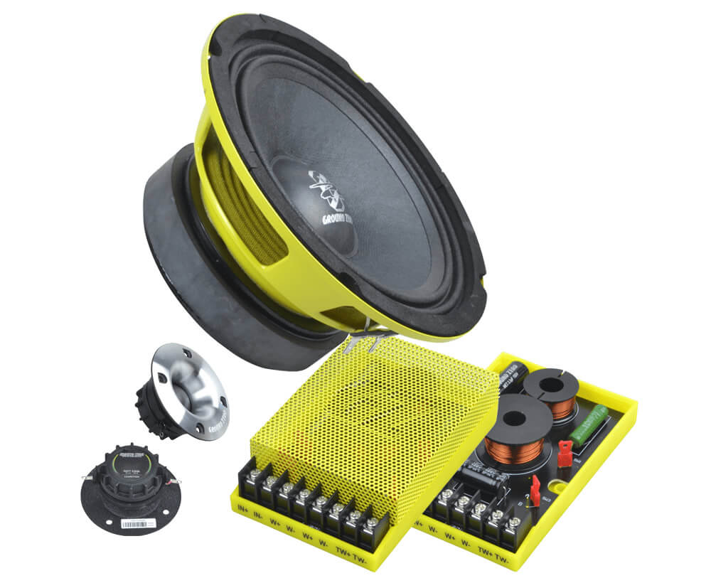 Авто говорители Ground Zero GZCC 165.2SQL, 16.5 см + 25 мм, 160W RMS