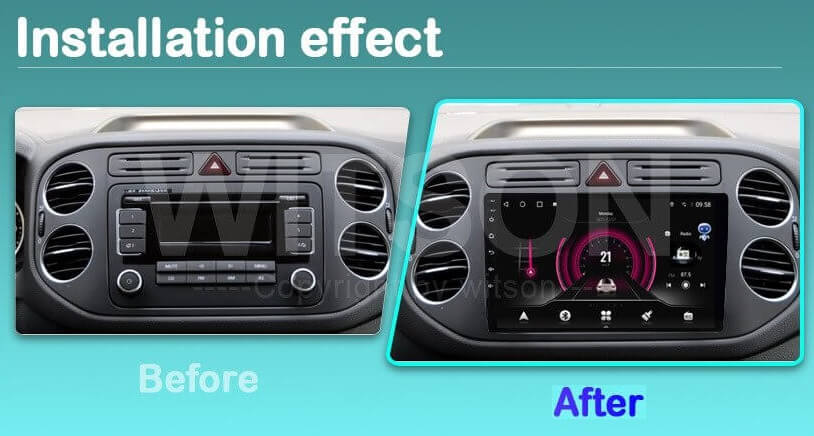 Мултимедия с Android 15 за VW Tiguan, Golf Plus 2010-2017 DHG2083BB image 6