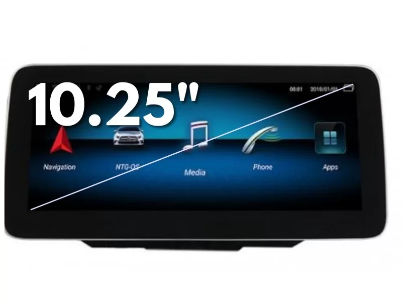 Мултимедия с Android 13 за Mercedes B Class W246 2011-2018 NTG 4.0/NTG 4.5/ NTG 5.0