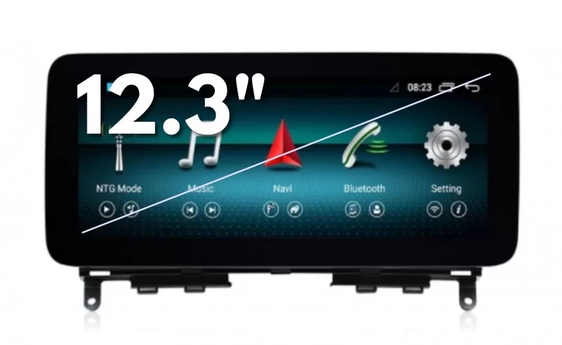 Мултимедия с Android 13 за Mercedes C Class W204 2007-2010 NTG 4.0 12.3"