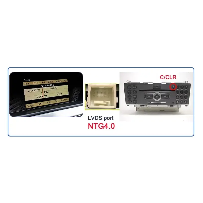 Мултимедия с Android 13 за Mercedes GLK, X204 2008-2015 NTG 4.0/4.5 V2 image 3