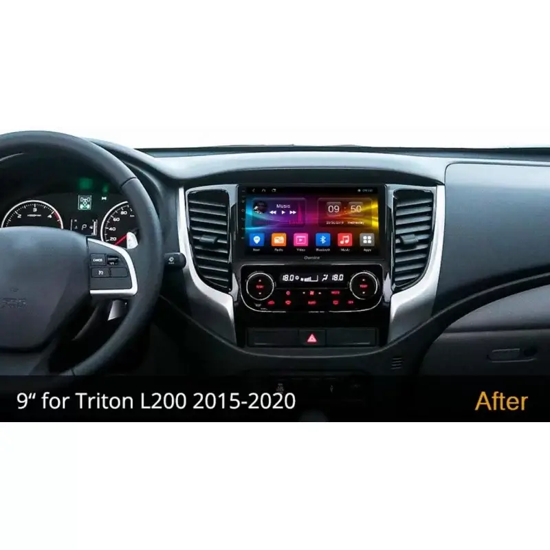 Мултимедия с Android 14 за Mitsubishi Triton L200 2015-2019 image 3