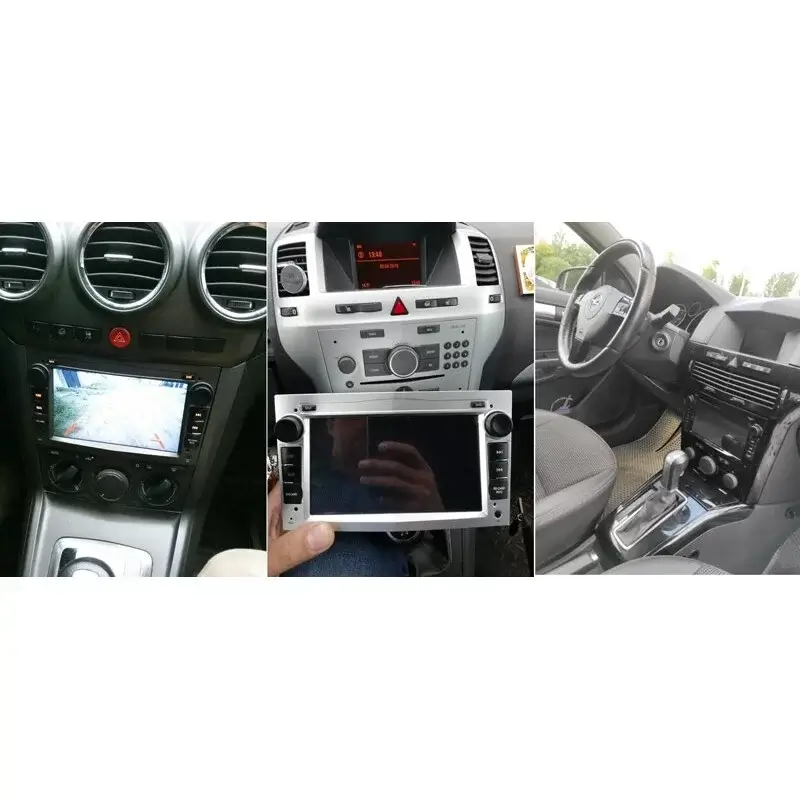 Мултимедия с Android 14 за Opel Astra, Vectra, Zafira, Corsa, Vivara, Meriva, Utility, Combo, Vivara, Antara 2004-2010 без DVD, сребрист image 3