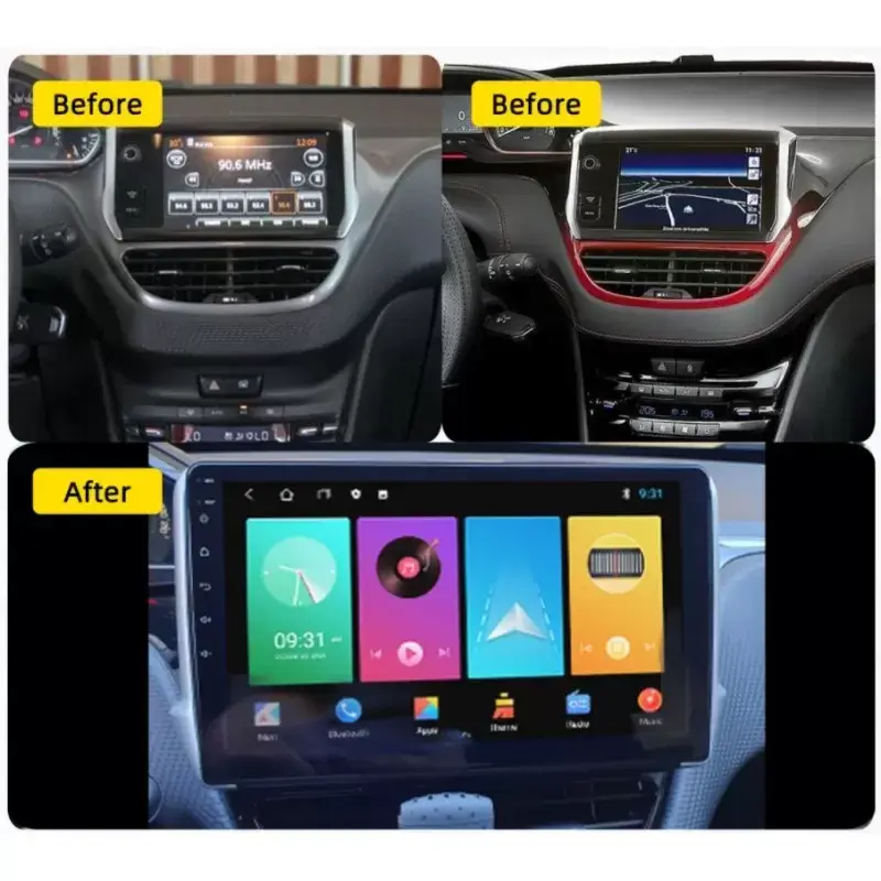 Мултимедия с Android 14 за Peugeot 2008 208 2012-2019 image 6