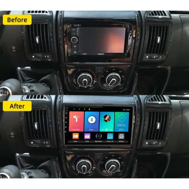 Мултимедия с Android 14 за Peugeot Boxer, Fiat Ducato, Citroen Jumper 2008-2015 image 3