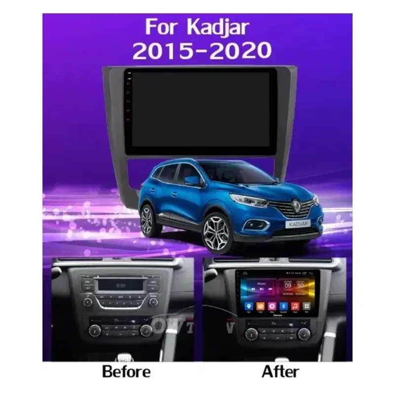 Мултимедия с Android 14 за Renault Kadjar 2015-2020 image 3