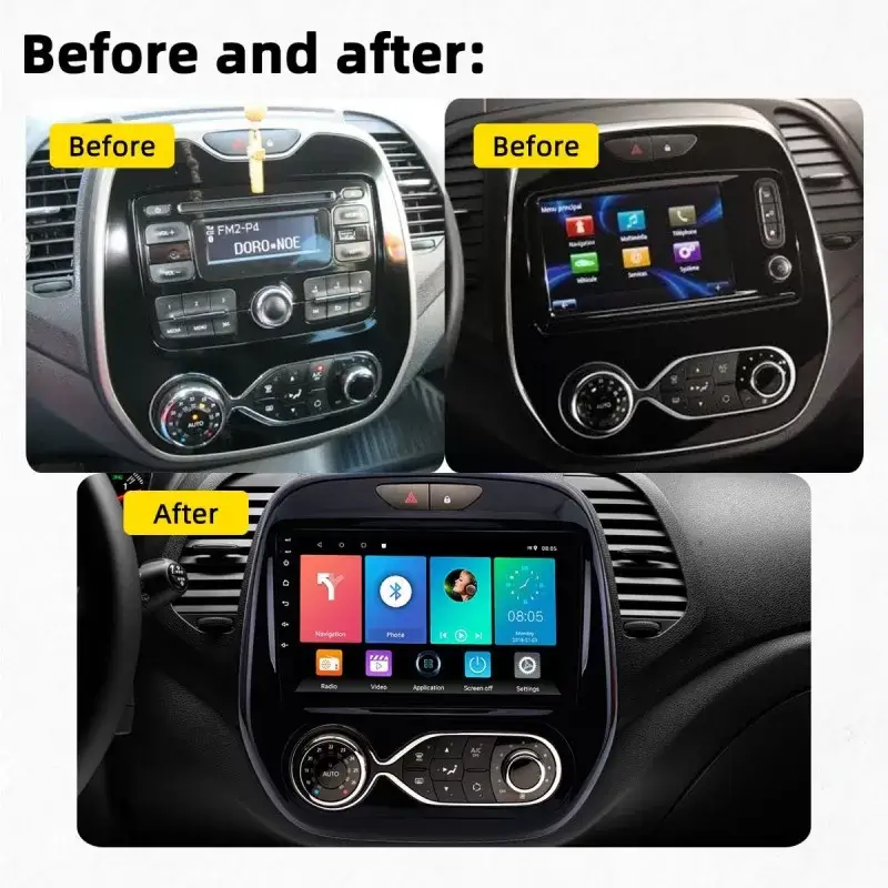 Мултимедия с Android 14 за Renault Captur, Clio 2011-2019 V2 image 2
