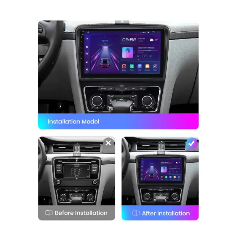 Мултимедия с Android 14 за Skoda Superb 2008-2015 image 3