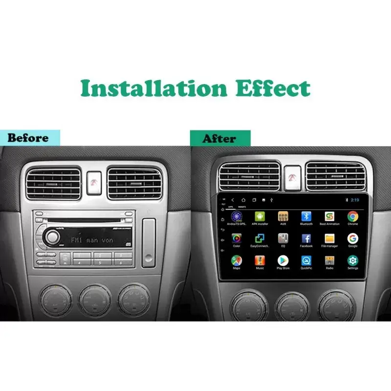 Мултимедия с Android 14 за Subaru Forester 2004-2008 image 4