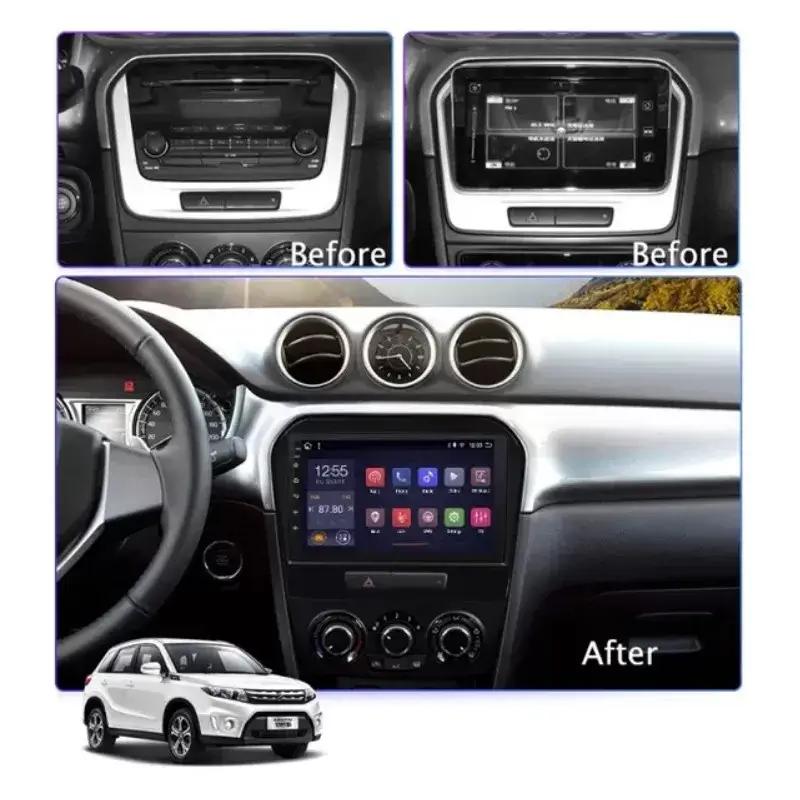 Мултимедия с Android 14 за Suzuki Vitara 2015-2020 image 3