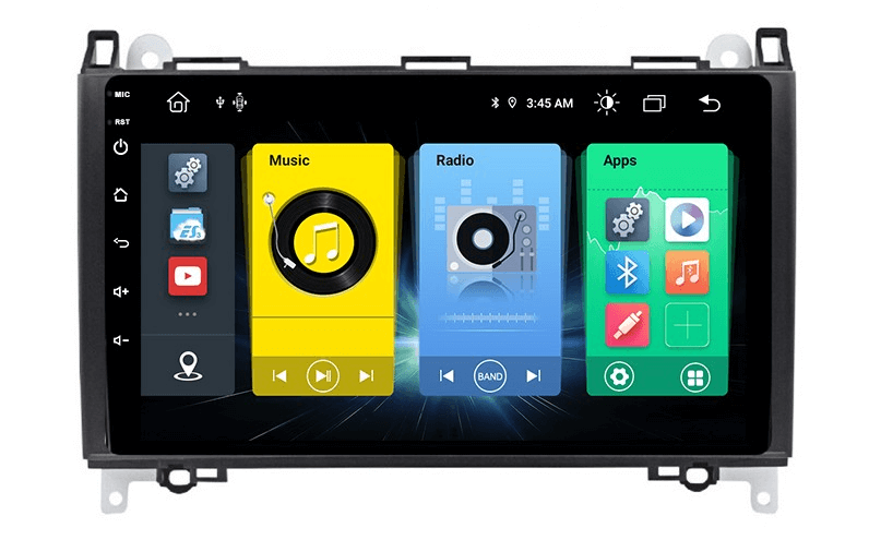 Мултимедия с Android 13 за Mercedes A, B, Viano, Vito, Sprinter, VW Crafter 2004-2018