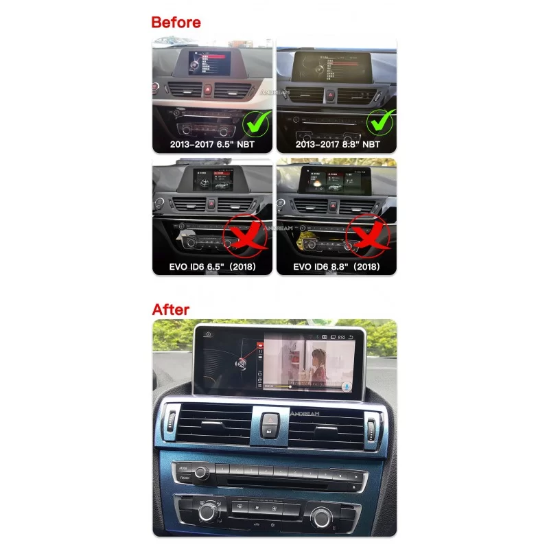 Мултимедия с Android 13 за BMW 3 Series, 4 Series 2013-2017 с NBT image 4