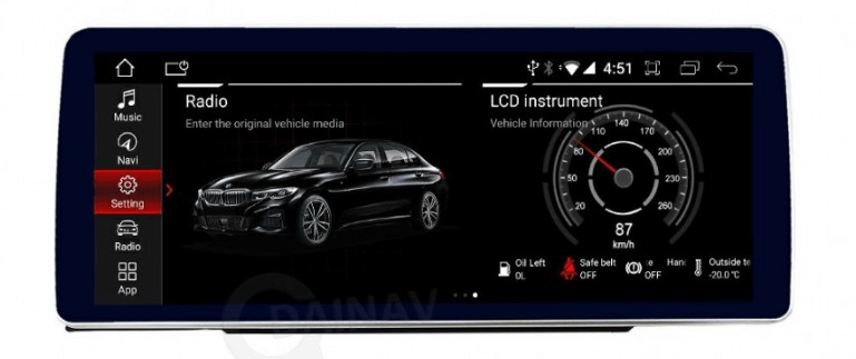 Мултимедия с Android 14 за BMW 3 Series E90 2005-2012 12.3" image 2