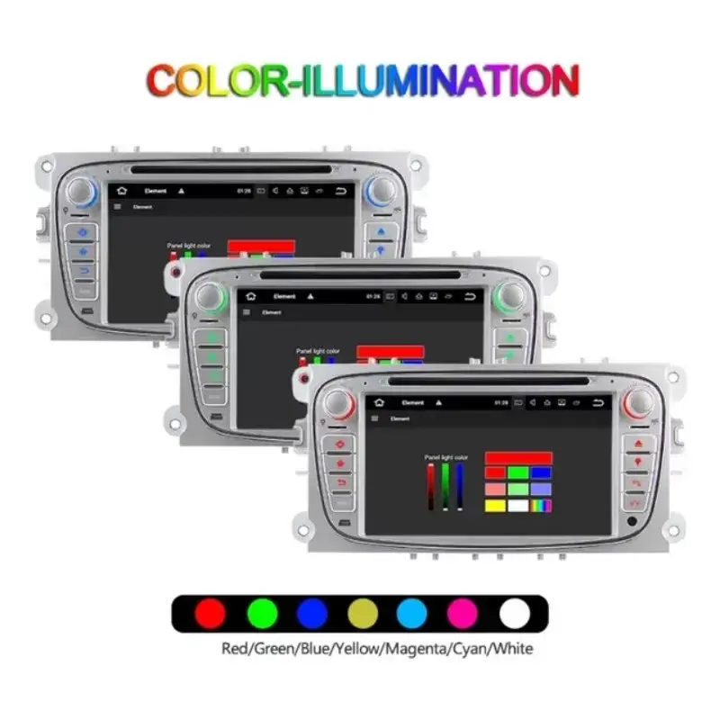 Мултимедия с Android 14 за Ford Focus, S-Max, Mondeo, Galaxy, C-Max, Kuga 2006-2011 image 2