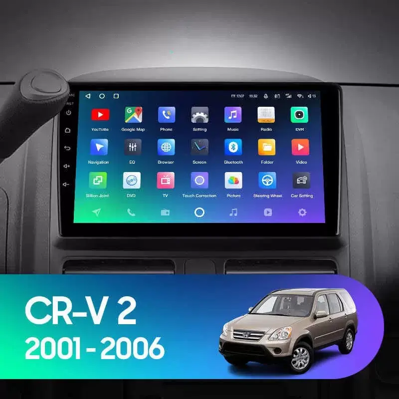 Мултимедия с Android 14 за Honda CR-V 2 Gen 2001-2006 image 3