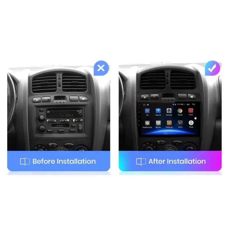 Мултимедия с Android 14 за Hyundai Santa FE 2000-2005 image 3