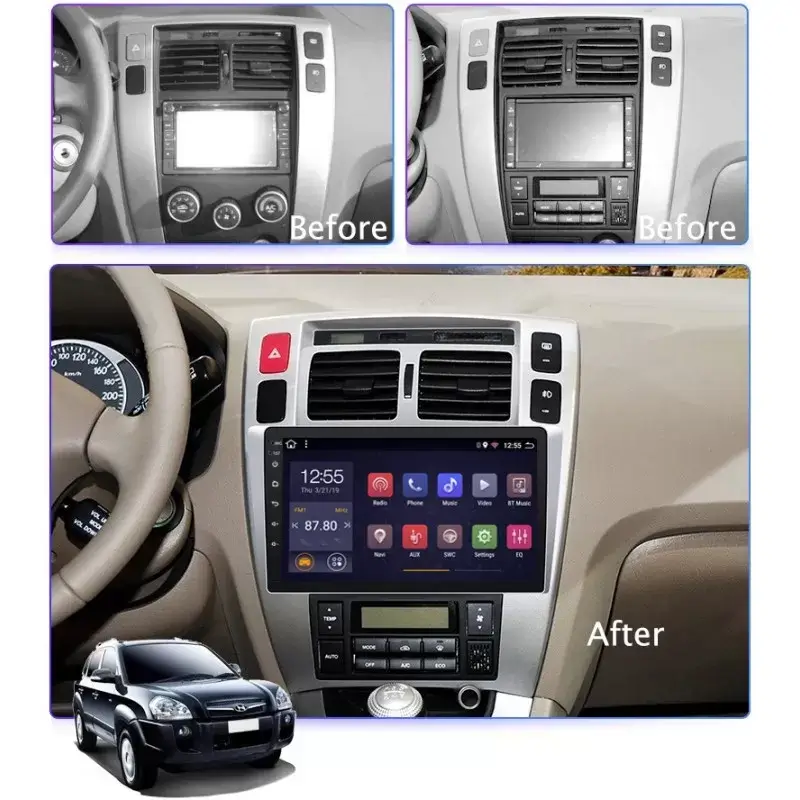 Мултимедия с Android 14 за Hyundai Tucson 2004-2009 image 4