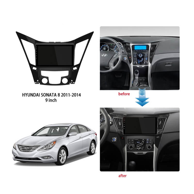 Мултимедия с Android 14 за Hyundai Sonata 6 Gen 2010-2015 image 4