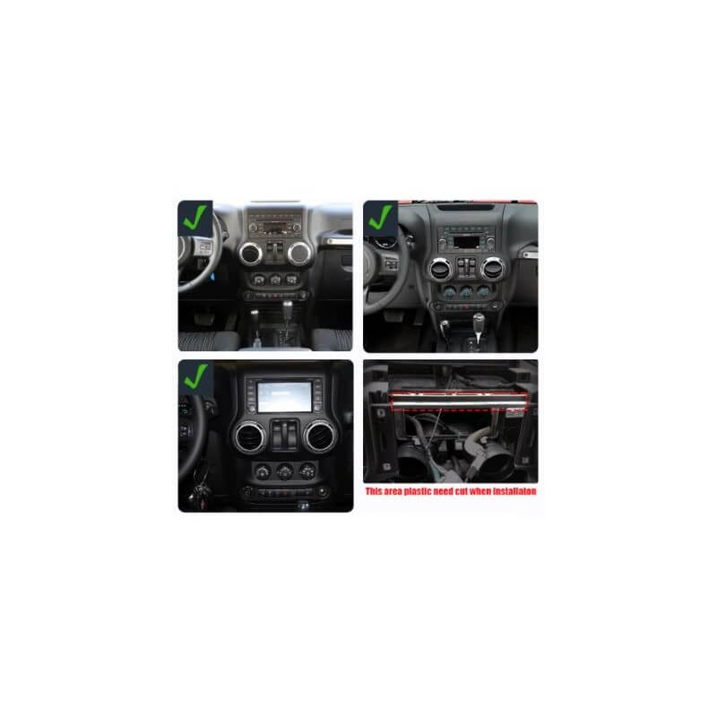 Мултимедия с Android 13 за Jeep Wrangler 2010-2015 image 7