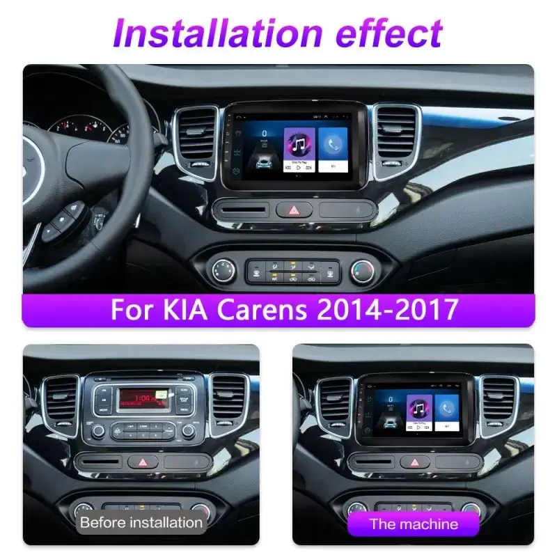Мултимедия с Android 13 за Kia Carens 2014-2017 image 2