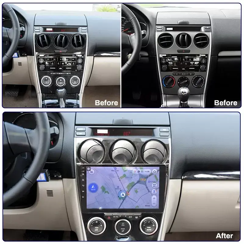 Мултимедия с Android 13 за Mazda 6 2002-2008 image 4