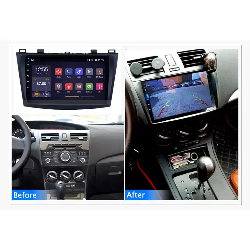 Мултимедия с Android 13 за Mazda 3 2010-2013 image 2