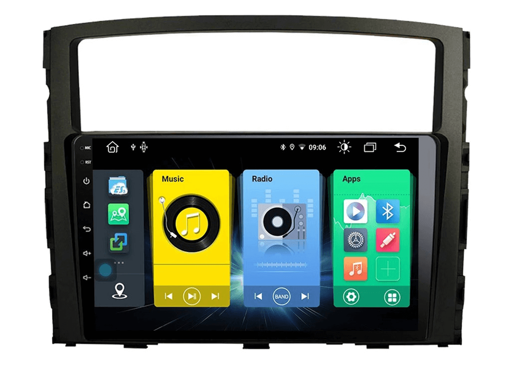 Мултимедия с Android 13 за Mitsubishi Pajero/Montero 2006-2018