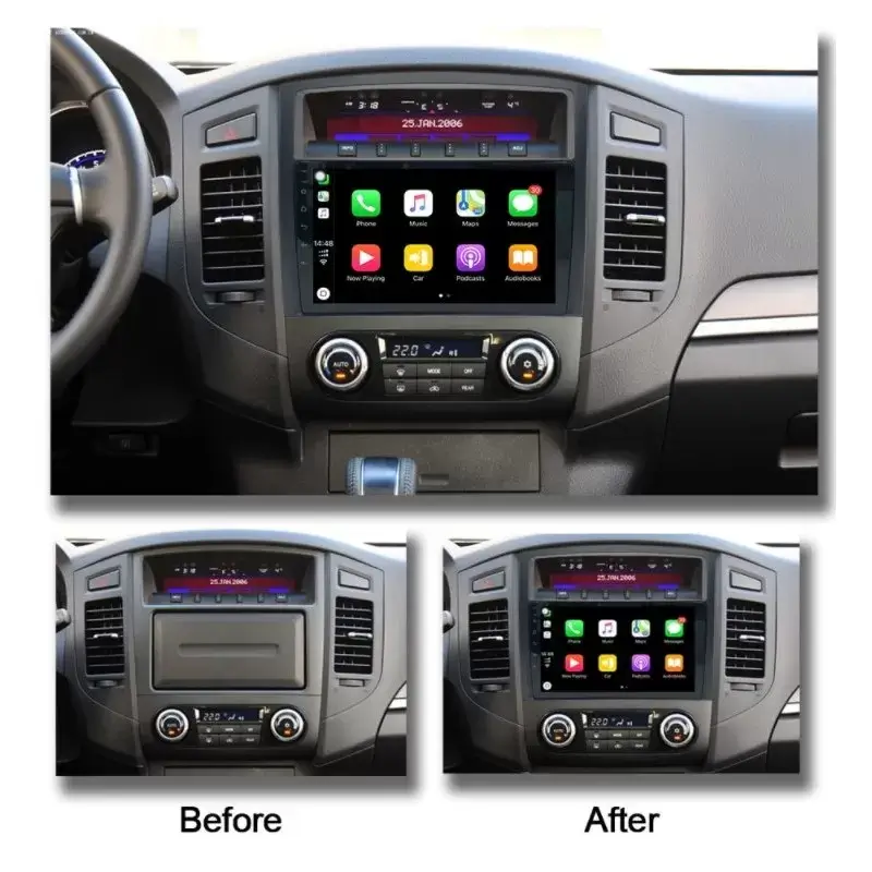 Мултимедия с Android 13 за Mitsubishi Pajero/Montero 2006-2018 image 3