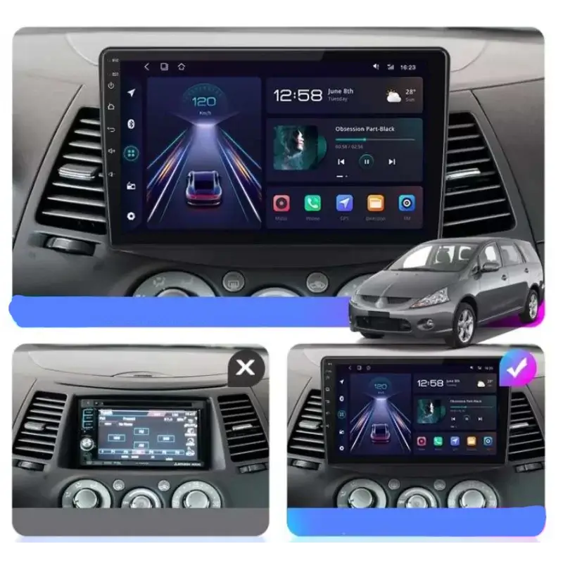 Мултимедия с Android 13 за Mitsubishi Grandis 2003-2011 image 4