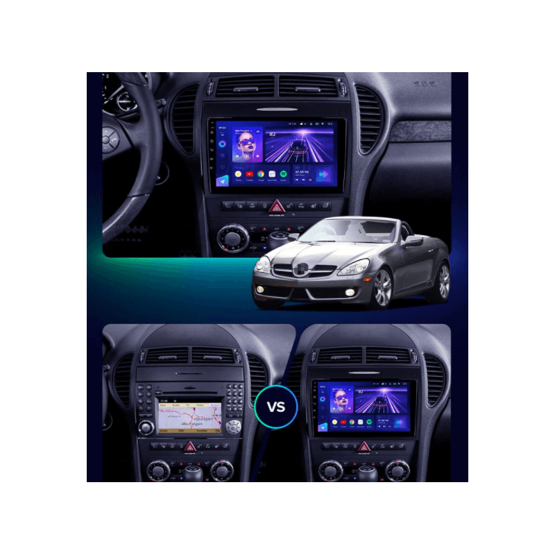 Мултимедия с Android 13 за Mercedes SLK R171 2004-2011 image 3