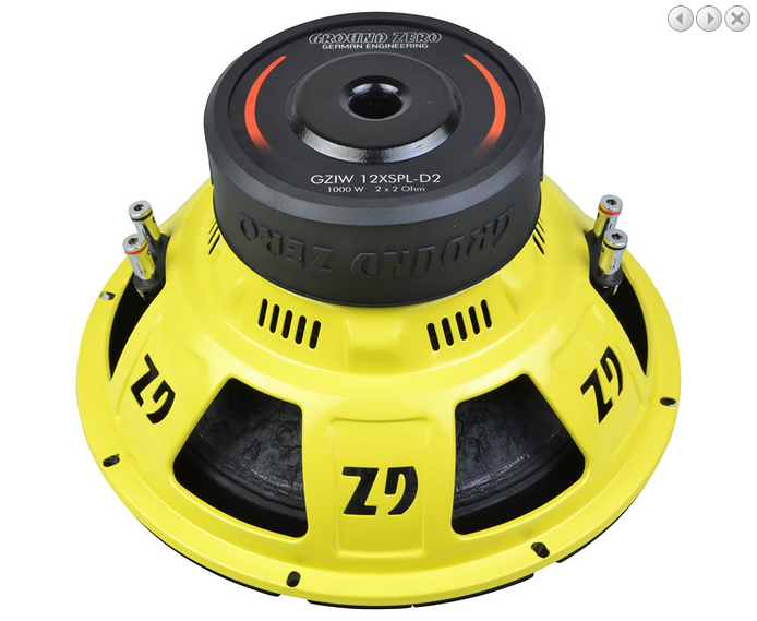 Субуфер Ground Zero GZIW 12SPL, 30 см, 600W RMS image 3
