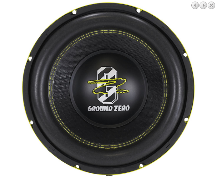 Субуфер Ground Zero GZRW 10XSPL, 25 см, 800W RMS image 2