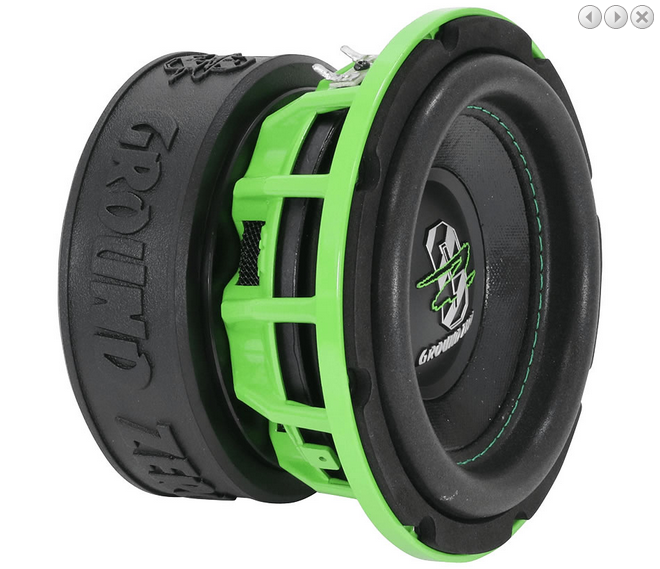 Субуфер Ground Zero GZHW 16SPL Green Edition, 16.5 см, 500W RMS