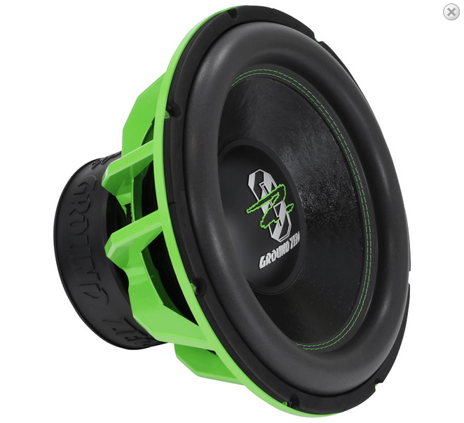 Субуфер Ground Zero GZHW 38SPL Green Edition, 38 см, 2000W RMS