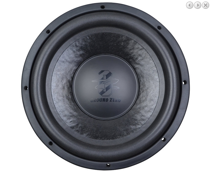 Субуфер Ground Zero GZUW 12SQ D2, 30 см, 600W RMS image 2