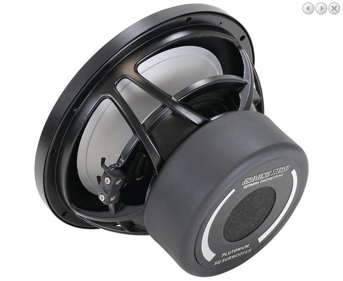 Субуфер Ground Zero GZPW 10SQ, 25 см, 400W RMS image 3