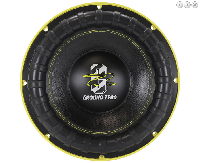 Субуфер Ground Zero GZNW 12SPL-XFlex, 30 см, 2500W RMS image 2