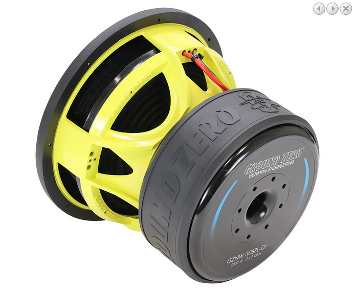 Субуфер Ground Zero GZNW 30SPL D1, 30 см, 3000W RMS image 2