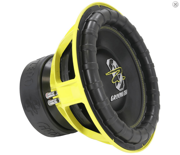 Субуфер Ground Zero GZNW 15SPL-XFlex, 38 см, 3000W RMS